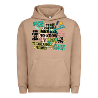 Pigment Burro mens mental health matters Urban Hoodie - Artiststas