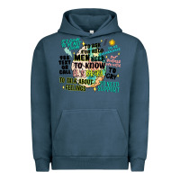 Pigment Midnight Navy mens mental health matters Urban Hoodie - Artiststas