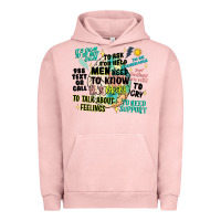 Pigment Salmon mens mental health matters Urban Hoodie - Artiststas