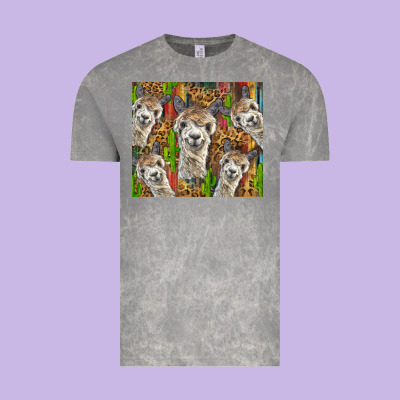 Alpaca Vintage Tee Designed By Barkaloodesign