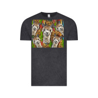 Vintage Black alpaca Vintage Tee - BarkalooDesign