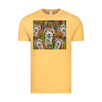 Vintage Mustard alpaca Vintage Tee - BarkalooDesign