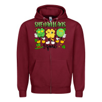 Burgundy shenanigans squad Zipper Hoodie - Artiststas