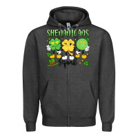 Charcoal Heather shenanigans squad Zipper Hoodie - Artiststas