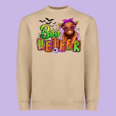 Heavyweight Sweatshirt Boo Heifer baby Cow