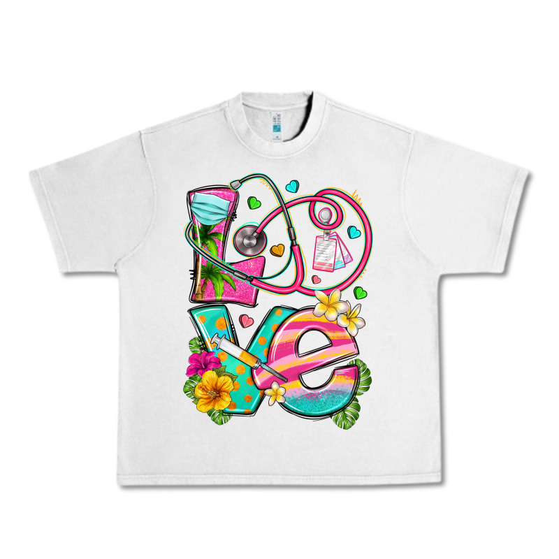 Love Summer Nurse Urban Heavy Tee by texasbilliewilder | Teevron