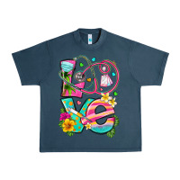 Midnight Navy love summer nurse Urban Heavy Tee - texasbilliewilder