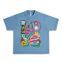 Pebble Blue love summer nurse Urban Heavy Tee - texasbilliewilder