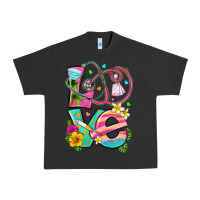 Pigment Black love summer nurse Urban Heavy Tee - texasbilliewilder