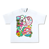 White love summer nurse Urban Heavy Tee - texasbilliewilder