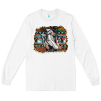 White cowgirl Long Sleeve Tee - SublimationCraftShop