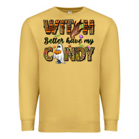 Antique Gold Witch better have my candy Premium Sweatshirt - NancyCooperArtShop