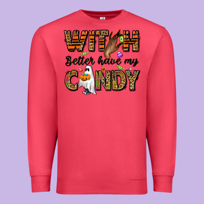 Witch Better Have My Candy Premium Sweatshirt Designed By Nancycooperartshop