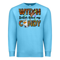 Ocean Blue Witch better have my candy Premium Sweatshirt - NancyCooperArtShop