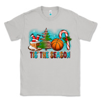 Moon Dust Tis The Season Christmas With Basketball And Candy Cane Classic Tee - FaDigitalArtStudio