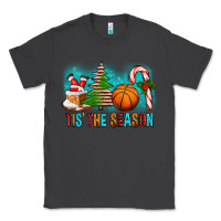 Smoke Tis The Season Christmas With Basketball And Candy Cane Classic Tee - FaDigitalArtStudio