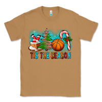 Toasted Coconut Tis The Season Christmas With Basketball And Candy Cane Classic Tee - FaDigitalArtStudio