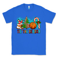 True Royal Tis The Season Christmas With Basketball And Candy Cane Classic Tee - FaDigitalArtStudio