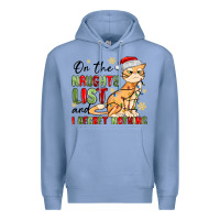 Colony Blue on the naughty list and i regret nothing Premium Hoodie - MaliasSmallBusiness