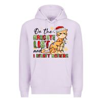 Lilac on the naughty list and i regret nothing Premium Hoodie - MaliasSmallBusiness