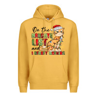 Mustard on the naughty list and i regret nothing Premium Hoodie - MaliasSmallBusiness