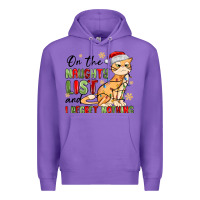 Purple on the naughty list and i regret nothing Premium Hoodie - MaliasSmallBusiness