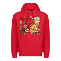 Red on the naughty list and i regret nothing Premium Hoodie - MaliasSmallBusiness
