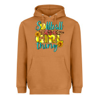 Meerkat softball it's a girl thing Heavyweight Hoodie - LillyAllenDesigns