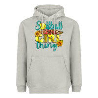 Moon Dust softball it's a girl thing Heavyweight Hoodie - LillyAllenDesigns