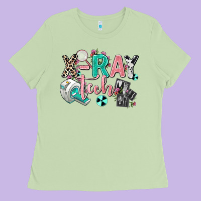 X Ray Tech Ladies Tee Designed By Adodesignshop
