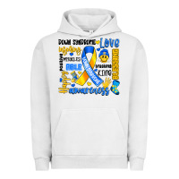 Pigment Lunar Rock down syndrome awareness typography Urban Hoodie - Artiststas