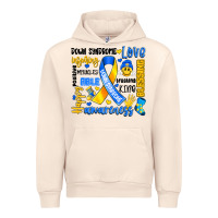 Sandshell down syndrome awareness typography Urban Hoodie - Artiststas