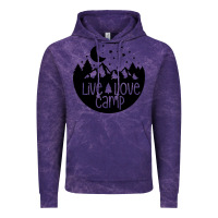 Cloud Purple Live Love Camp Vintage Hoodie - Unal Design