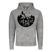 Cloud Rock Live Love Camp Vintage Hoodie - Unal Design