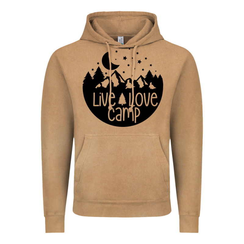 Live Love Camp Vintage Hoodie by Unal Design | Teevron