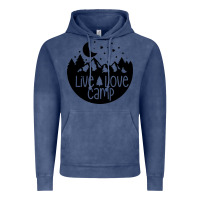 Vintage Denim Live Love Camp Vintage Hoodie - Unal Design