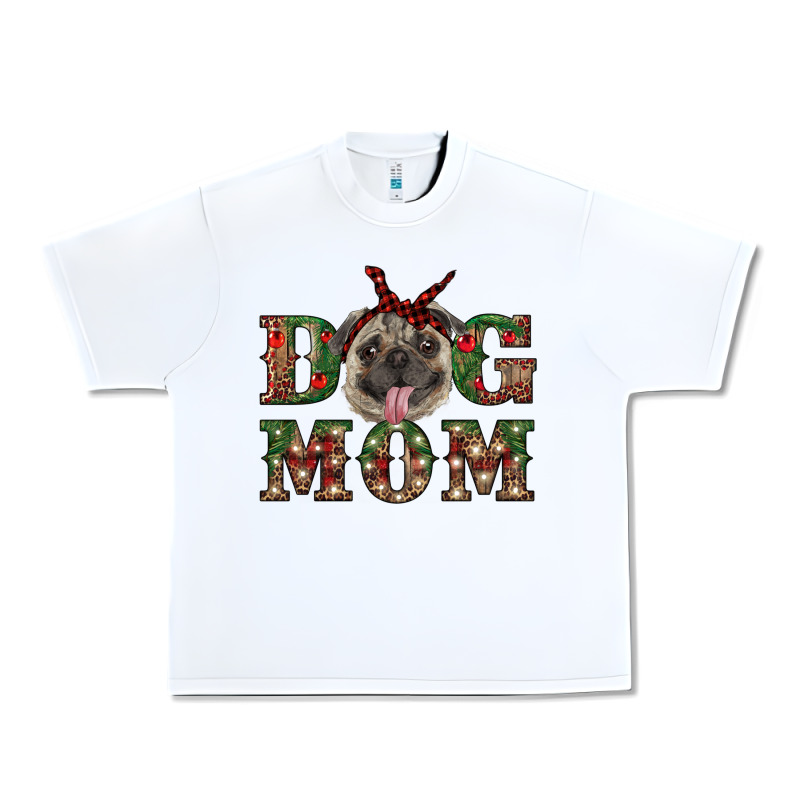 Christmas Pug Mom Urban Heavy Tee by RanaPortraitStore | Teevron