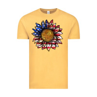 Vintage Mustard 4th of july sunflower Vintage Tee - texasbilliewilder