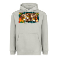 Moon Dust western cow cockerel chick  serape leopard sunflowers license plate te Heavyweight Hoodie - BarkalooDesign
