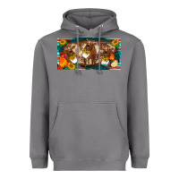 Storm western cow cockerel chick  serape leopard sunflowers license plate te Heavyweight Hoodie - BarkalooDesign