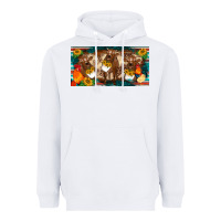 White western cow cockerel chick  serape leopard sunflowers license plate te Heavyweight Hoodie - BarkalooDesign
