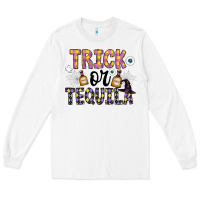 White Tequila Long Sleeve Tee - CowhideDigitalArt