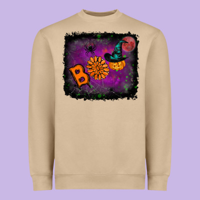 Heavyweight Sweatshirt Boo Halloween
