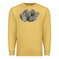Antique Gold cob beehive cactus Premium Sweatshirt - LillyAllenDesigns
