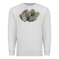 Dove Grey cob beehive cactus Premium Sweatshirt - LillyAllenDesigns