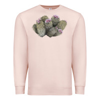 Pale Pink cob beehive cactus Premium Sweatshirt - LillyAllenDesigns