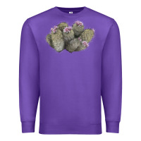 Purple cob beehive cactus Premium Sweatshirt - LillyAllenDesigns