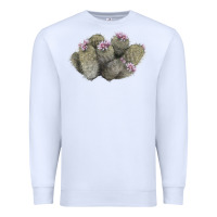 White cob beehive cactus Premium Sweatshirt - LillyAllenDesigns