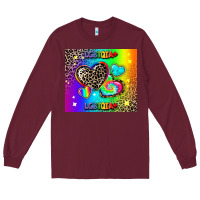 Burgundy lgbtq pride Long Sleeve Tee - AdoDesignShop