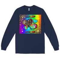 Navy lgbtq pride Long Sleeve Tee - AdoDesignShop